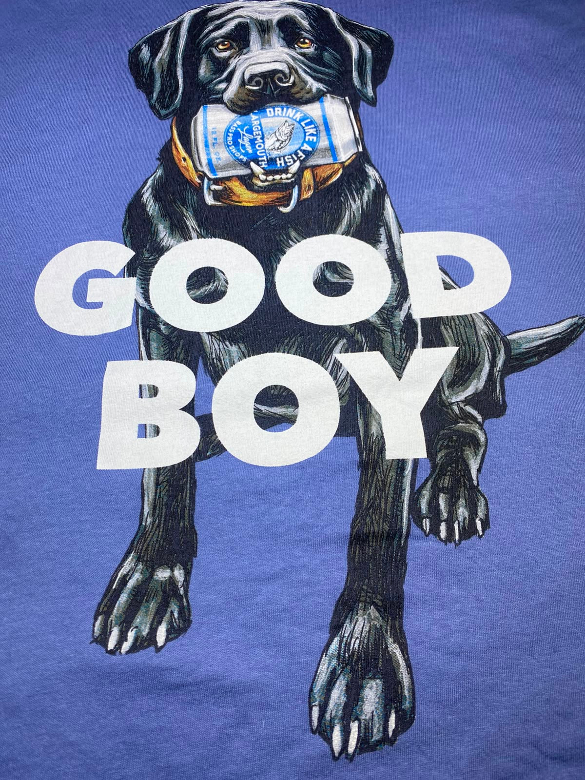 Bass Pro Shops Good Boy Tee - Detalle estampado trasero