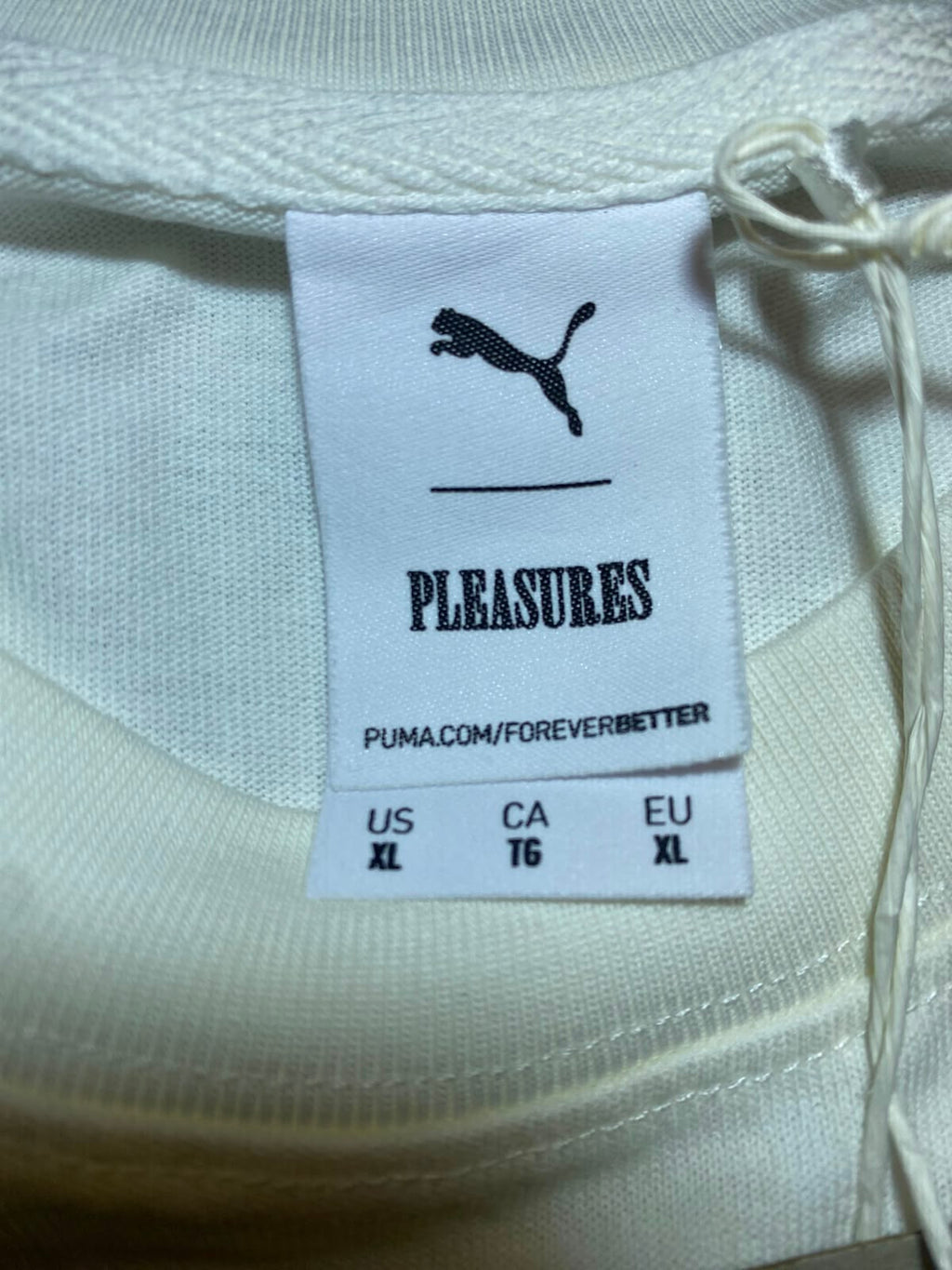 Puma x Pleasures Biergarten - Etiqueta talla XL interior