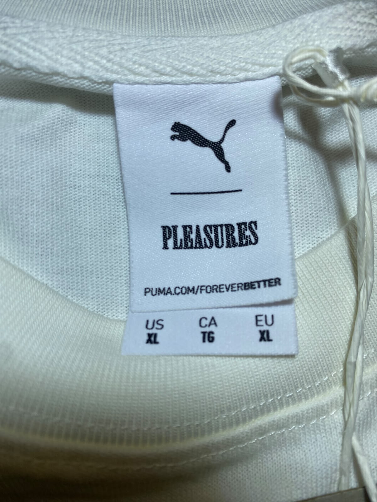 Puma x Pleasures Biergarten - Etiqueta talla XL interior