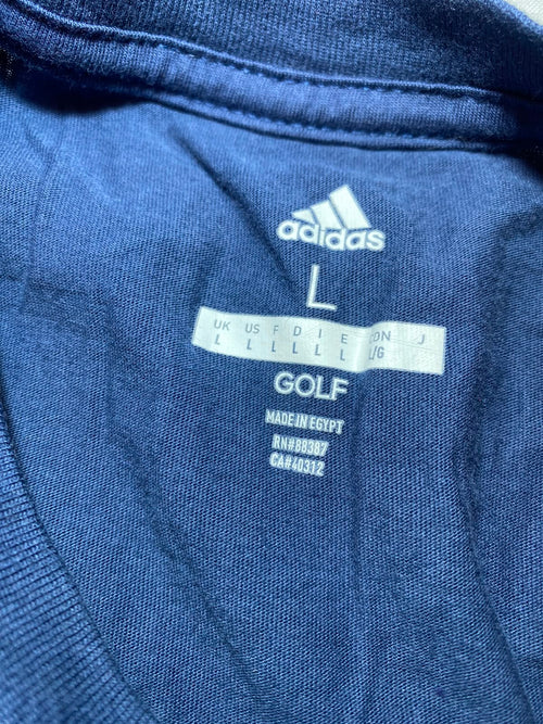 Adidas Golf Blue Tee - Etiqueta talla L