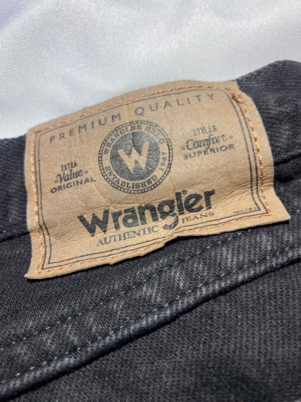 Wrangler Jeans - Parche de cuero Wrangler Premium Quality