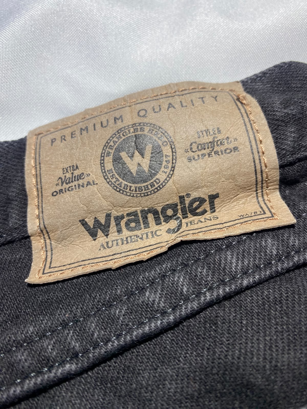 Wrangler Jeans - Parche de cuero Wrangler Premium Quality