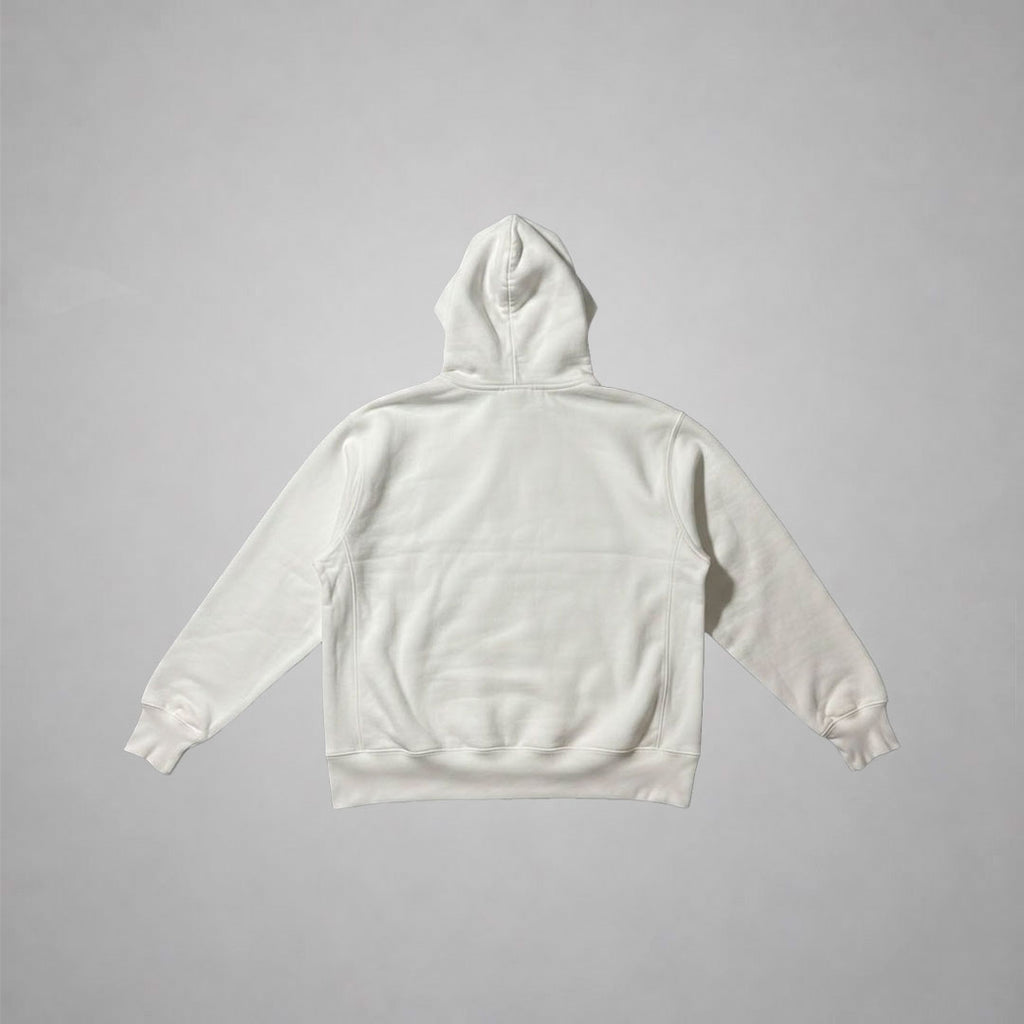 Champion White Hoodie - vista trasera