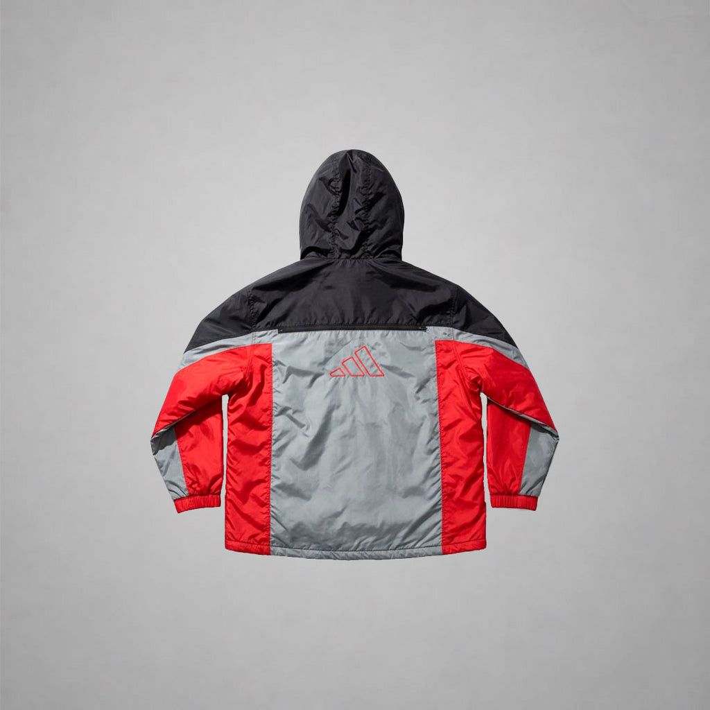 Adidas Red Black Jacket - Vista frontal