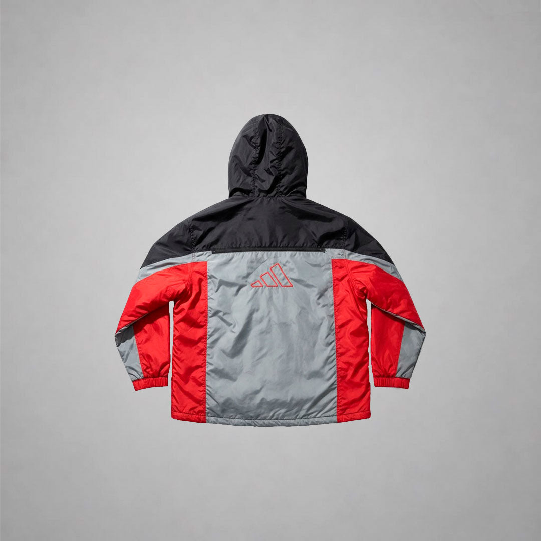 Adidas Red Black Jacket - Vista frontal