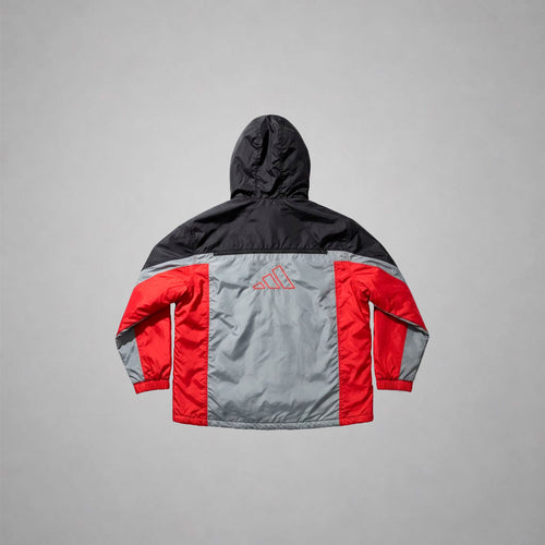 Adidas Red Black Jacket - Vista frontal