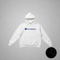Champion White Hoodie - vista frontal