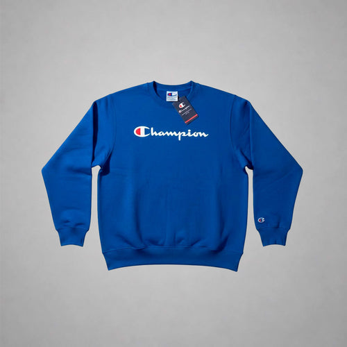 Champion Blue Crewneck - vista frontal